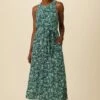 Larsa Washable Silk Dress - Green Palm -AMOUR VERT Sales 7988 Larsa Green Palm 1