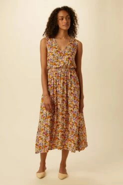 Bette Ecovero Midi Dress - Mendocino