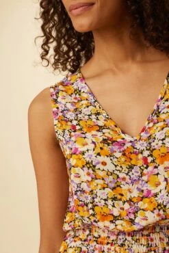 Bette Ecovero Midi Dress - Mendocino -AMOUR VERT Sales 7991 Bette Mendocino 4