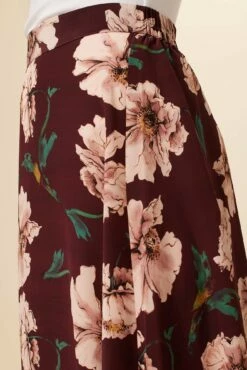 Blaze Washable Silk Skirt - Paysage Sepia -AMOUR VERT Sales 8327 Blaze Paysage Sepia 4