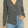 Kaya Washable Silk Blouse - Heart Black Ivory Print -AMOUR VERT Sales 8509 Kaya Heart Black Ivory 2810 web edfb1ead 7e3a 482c a5b1 3562553e4d8b