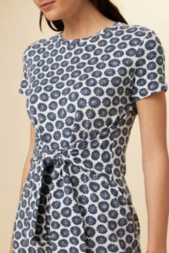 Colombe Reverie Knit Dress - Calico Navy -AMOUR VERT Sales 9032 S S Colombe Calico Navy 4