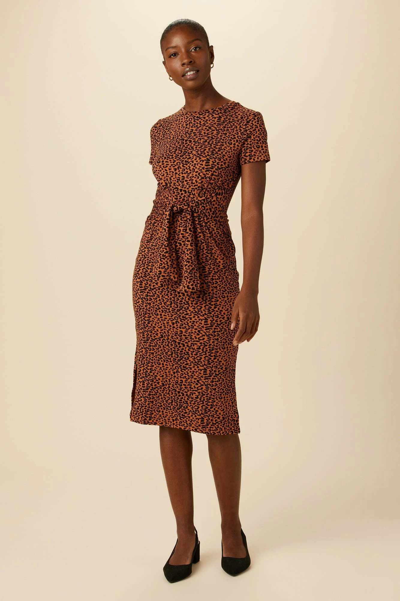 Colombe Reverie Knit Dress - Almond Leopard Print 3 Colombe Reverie Knit Dress - Almond Leopard Print