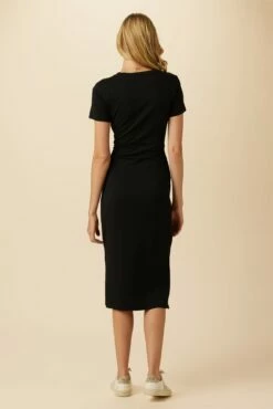 Colombe Reverie Knit Dress - Black -AMOUR VERT Sales 9032 SS Colombe Dress Black 3