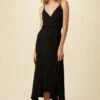 Astrida Maxi Wrap Dress - Black -AMOUR VERT Sales 9321 Astrida Black 1