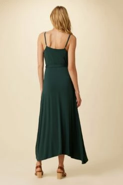 Astrida Maxi Wrap Dress - Darkest Spruce -AMOUR VERT Sales 9321 Astrida Darkest Spruce 3