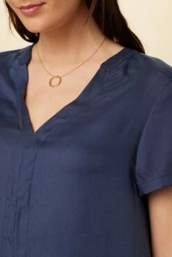 Zendaya Tencel Dress - Indigo -AMOUR VERT Sales 9355 Zendaya Indigo 4