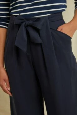 Eldora Wide Leg Pant -AMOUR VERT Sales 9360EldoraTencelNavy 6144 web