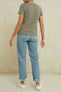 Berkeley Dream Knit Tee - Vine Rose -AMOUR VERT Sales 9493SSBerkeleyAmsterdamRoseVineStripe 2866 web f1841fed 8b29 4f33 842a 03804282860d