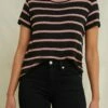 Berkeley Dream Knit Tee - Black And Quartz -AMOUR VERT Sales 9493SSBerkeleySausalitoBlackQuartzStripe 3307 web fd9b946d d3dc 4943 a830 43a6a2131fb6