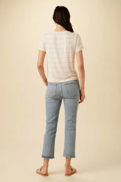 Berkeley Dream Knit Tee - Havana Stripe Rose -AMOUR VERT Sales 9493 SS Berkeley Havana Stripe Natural Pink 3 4c2757ed 9b3c 4d52 8878 b9ca8939e511