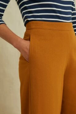 Patsy Silk Noil Pant - Golden Tan 11 Patsy Silk Noil Pant - Golden Tan -AMOUR VERT Sales 9571FullLengthPatsyGoldenTan 6225 web 453a64e4 38f6 4c76 9743 ef5abca323d6