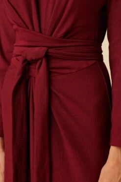 Russo Luxe Fleece Dress - Mulberry -AMOUR VERT Sales 9597R1 Russo Mulberry 4