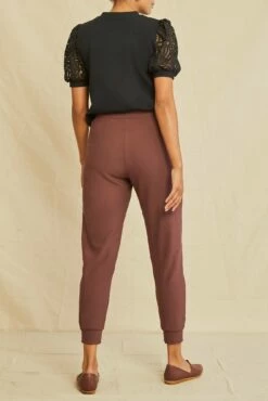 Skylar Luxe Fleece Joggers - Mocha -AMOUR VERT Sales 9647 Skylar Luxe Mocha 2155 web 17ab9ec6 9dd5 4a30 a9b5 e1959abeaf00