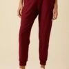 Skylar Luxe Fleece Jogger - Mulberry -AMOUR VERT Sales 9647 Skylar Luxe Mulberry 1