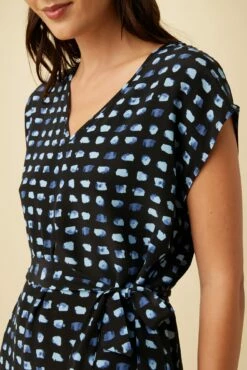 Cindra Washable Silk Midi Dress - Squared Up Black 11 Cindra Washable Silk Midi Dress - Squared Up Black -AMOUR VERT Sales 9674 Cindra Squared Up Black 4