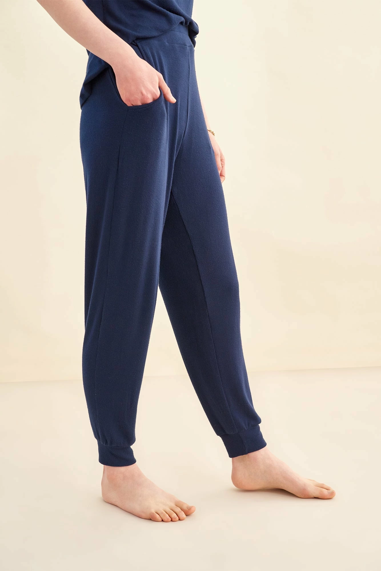 Skylar Dream Rib Joggers - Ocean 5 Skylar Dream Rib Joggers - Ocean - Image 3