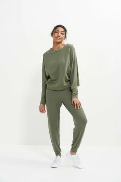 Skylar Dream Rib Joggers - Vetiver