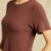 Tara Dream Rib Cropped Tee - Mocha -AMOUR VERT Sales 9819 CeceliaParisStripeQuartzUmber 5742 web a83fafc9 f5ac 4341 a2be c2a7b89876a7