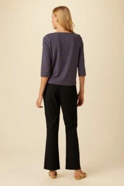 Cecelia Reverie Knit Tee - Maple Azure Stripe -AMOUR VERT Sales 9819 Cecelia Paris Stripe Maple Azure 3