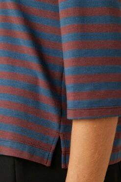 Cecelia Reverie Knit Tee - Maple Azure Stripe -AMOUR VERT Sales 9819 Cecelia Paris Stripe Maple Azure 4