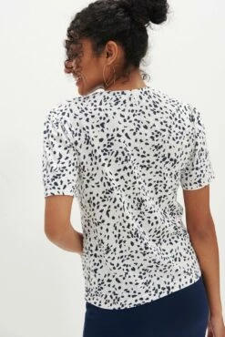 Odilia Reverie Slub Tee - Lucy Dot White -AMOUR VERT Sales 9828 Odilia Slub Lucy Dot White 5331 Web 9904cdce 8ddc 47de ad5c 95d7f9b1d545