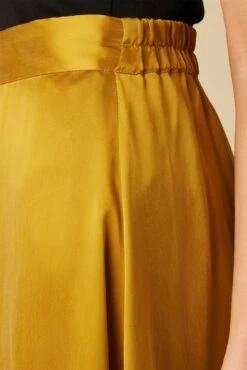 Blaze Cottonseed Cupro Skirt - Gold -AMOUR VERT Sales 9837 Blaze Cupro Gold 6
