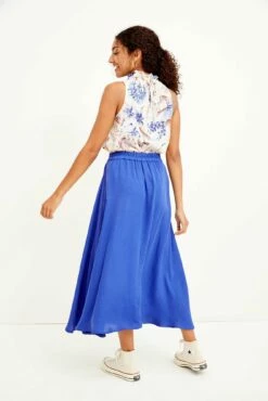 Blaze Cupro Skirt - Lapis -AMOUR VERT Sales 9837 Blaze Cupro Lapis 2664 web 929c7854 e4fd 441e a0b7 b62f61d31b35