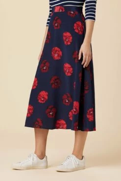 Blaze Washable Silk Skirt - Albany Floral 9 Blaze Washable Silk Skirt - Albany Floral -AMOUR VERT Sales 9838 Blaze Albany Floral 2