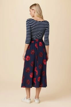 Blaze Washable Silk Skirt - Albany Floral 10 Blaze Washable Silk Skirt - Albany Floral -AMOUR VERT Sales 9838 Blaze Albany Floral 3