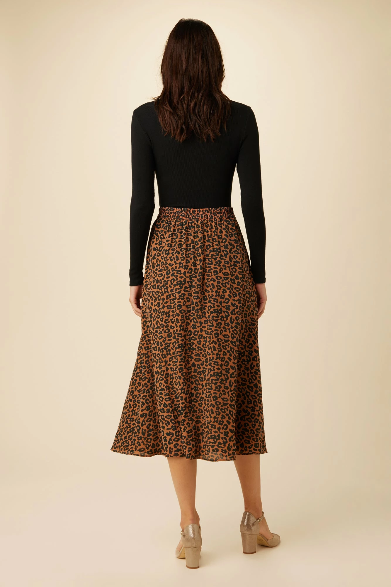 Blaze Washable Silk Skirt - Caramel Sauvage 6 Blaze Washable Silk Skirt - Caramel Sauvage - Image 4