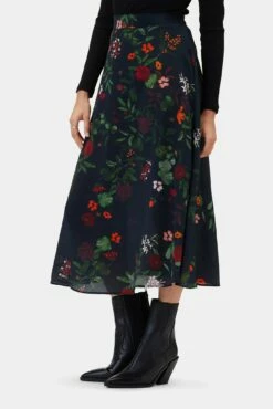 Blaze Washable Silk Skirt - Osaka Floral -AMOUR VERT Sales 9838 Blaze Osaka Floral 2