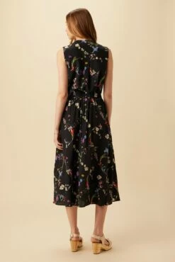 Blaze Washable Silk Skirt - Marin Floral -AMOUR VERT Sales 9838 Blaze Silk Marin Floral 3