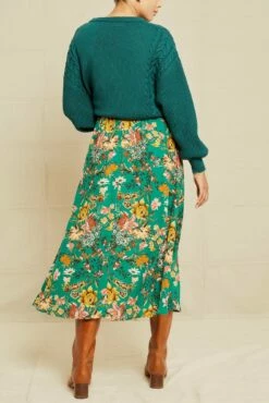 Blaze Washable Silk Skirt - Rosalind Floral -AMOUR VERT Sales 9838 Blaze Washable Silk Rosalind Floral 10899 web 9a64828a 6855 410e a978 dd63a5c01caa