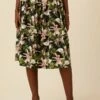Mariah Organic Cotton Skirt - Lily 1 Mariah Organic Cotton Skirt - Lily -AMOUR VERT Sales 9860 Mariah Lily 1