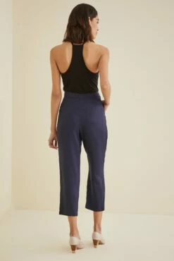 Anissa TENCEL™ Twill Pant - ReAmour -AMOUR VERT Sales Anissa Tencel Twill Navy 2689 web 9578e281 710b 44c0 b83a 7aefae214fce
