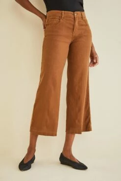 Annabelle Wide Leg Cropped Pant - Tobacco 8 Annabelle Wide Leg Cropped Pant - Tobacco -AMOUR VERT Sales LEVEL 99 Annabelle Wide Leg Crop Tobacco 1339 web 2053810c 48b0 45db a539 30ee55ecc64e