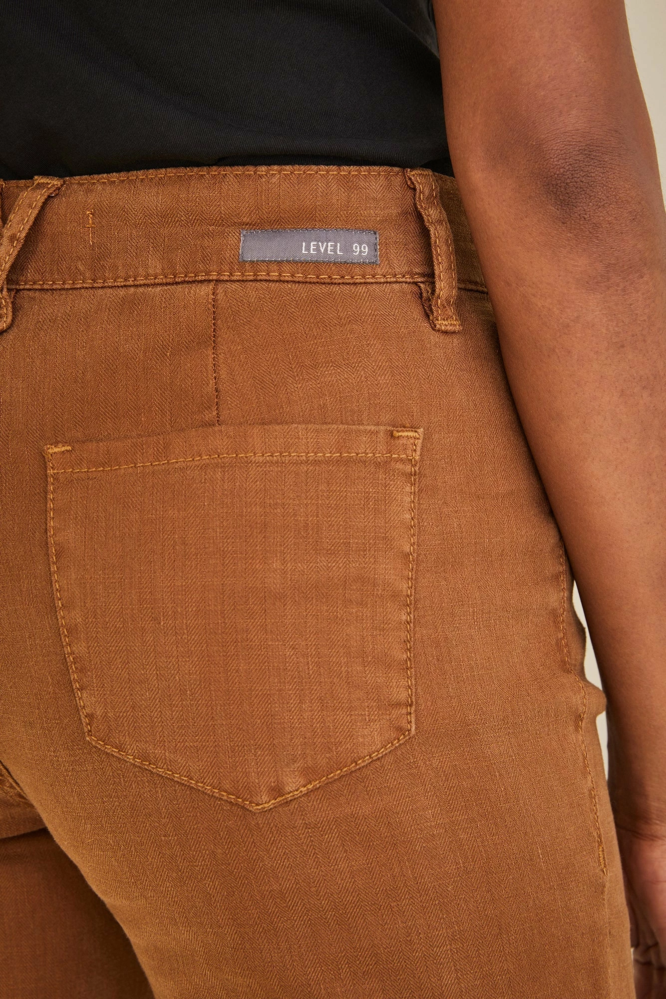 Annabelle Wide Leg Cropped Pant - Tobacco 3 Annabelle Wide Leg Cropped Pant - Tobacco