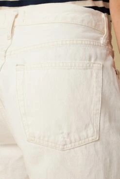 AGOLDE Parker Long Denim Short - Panna Cotta -AMOUR VERT Sales Parker Long Short Panna Cotta 6