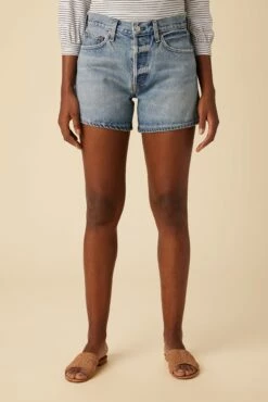 AMOUR VERT Sales 27 AGOLDE Parker Long Denim Short - Occurrence