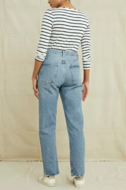 AGOLDE 90s Pinch Waist Jean- Navigate -AMOUR VERT Sales TBD90 spinchwaistNavigate 1521 web