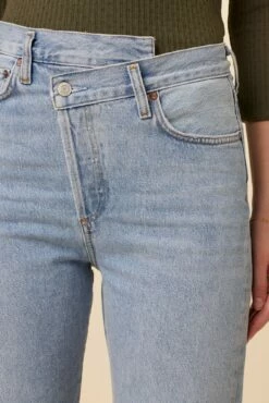 AGOLDE Criss Cross Straight Jean - Dimension -AMOUR VERT Sales TBD Criss Cross Straight Dimension 4