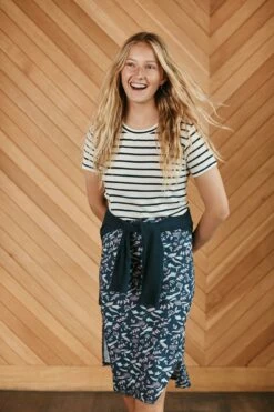 Vindy Reverie Knit Skirt - Zola Floral