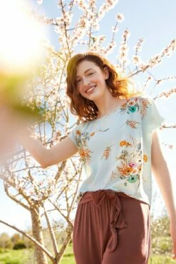 Margeaux Zero-Waste Blouse - Cannes Floral