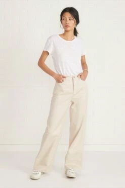 Kowtow Stage Pant -AMOUR VERT Sales stage pant dark natural 040 web